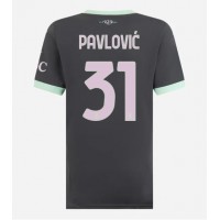 AC Milan Strahinja Pavlovic #31 Tredjetrøje Dame 2024-25 Kortærmet